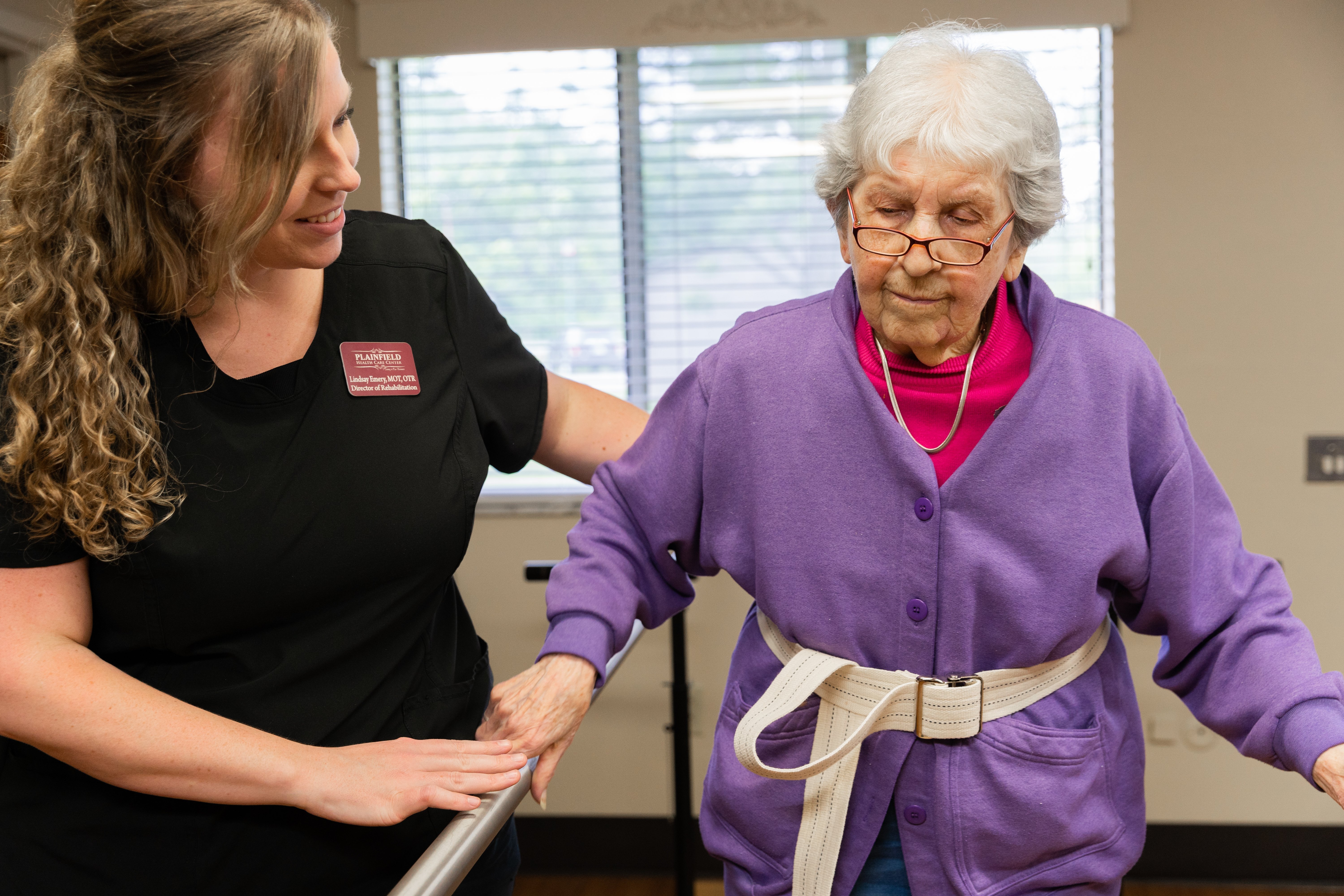 physical therapy service in Plainfield health care center